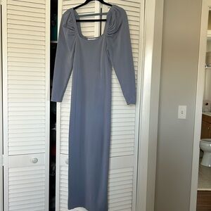 Petal & Pup Long Sleeve Gray Dress